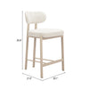 Aurea Counter Stool Light Gray — Set of 2