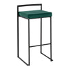 Fuji - Stackable Barstool - Black Metal
