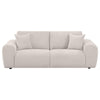 Burnett - Chenille Upholstered Wide Arm Sofa