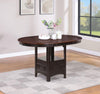 Lavon - Oval Extension Counter Dining Table - Light Chestnut