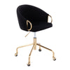 Claire - Task Chair - Gold Base