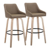 Hannah - 30" Fixed-Height Barstool With Swivel (Set of 2)