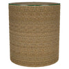 Halden - Round Woven Seagrass Accent Side Table - Light Brown