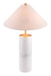 Ciara - Table Lamp - Beige / White