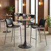 Ace Barstool (Set of 2) Black & Silver — Set of 2