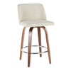 Tintori - Upholstered Counter Stool Set