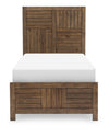 Summer Camp Panel Bed — Twin / Tree House Brown