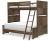 Summer Camp Bunk Bed — Twin / Full / Tree House Brown