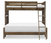 Summer Camp Bunk Bed — Twin / Full / Tree House Brown