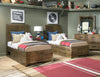Summer Camp Panel Bed — Twin / Tree House Brown
