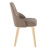 York - Upholstered Chair (Set of 2) - Natural Wood Legs