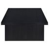 Max - Rectangular Engineered Laminate Coffee Table - Black