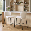 Linz Counter Stool Cream — Set of 2