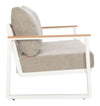 Welt - Outdoor Sofa - Taupe & White