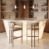Ruge Barstool Beige — Set of 2