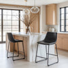 Smart Counter Stool Black — Set of 2