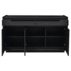 Leandro - 2-Drawer Dining Sideboard Server - Burnished Black