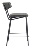 Charon Counter Stool Vintage Black — Set of 2