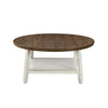 Flaherty - 3 Piece Occasional Set (1 Coffee & 2 End Tables) - Brown / White