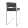 Fuji - High Back Upholstered Counter Stool Set