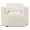 Dorset - Fabric Upholstered Round Track Arm Accent Chair
