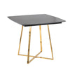 Folia - Dinette Table - Gold Metal