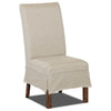 Trisha Yearwood Home - Gwen Upholstered Parson Chair With Slipcover (Set of 2) - Coffee