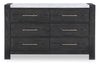 Horizons - 6 Drawers Dresser - Espresso