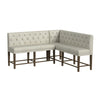 Peyton - Sectional Sofa Counter Set - Pearl Silver