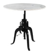 Mufid - Bistro Table - White & Black