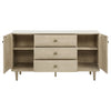 Lucaire 2-door 3-drawer Cultured Marble Top Sideboard Sandstone — product view 3