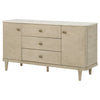 Lucaire 2-door 3-drawer Cultured Marble Top Sideboard Sandstone — product view 4