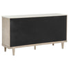 Lucaire 2-door 3-drawer Cultured Marble Top Sideboard Sandstone — product view 6