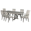 Cresswell 7-piece 104-inch Extension Dining Set Weathered Taupe — product view 2