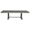 Cresswell 7-piece 104-inch Extension Dining Set Weathered Taupe — product view 4