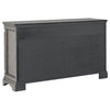 Cresswell 2-door 3-drawer Wine Storage Buffet Weathered Taupe — product view 9