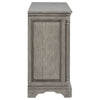 Cresswell 2-door 3-drawer Wine Storage Buffet Weathered Taupe — product view 12