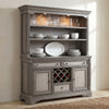 Cresswell 2-door 3-drawer Buffet and Hutch Weathered Taupe — product view 2
