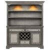 Cresswell 2-door 3-drawer Buffet and Hutch Weathered Taupe — product view 3