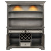 Cresswell 2-door 3-drawer Buffet and Hutch Weathered Taupe — product view 4