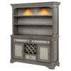 Cresswell 2-door 3-drawer Buffet and Hutch Weathered Taupe — product view 5
