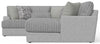 Titan - Sectional With Comfort Coil Seating And Accent Pillows Included