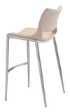 Ace Barstool (Set of 2) Light Pink & Silver — Set of 2