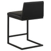 Vardon Genuine Leather Counter Height Chair Black (Set of 2) — product view 6