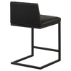Vardon Genuine Leather Counter Height Chair Black (Set of 2) — product view 7
