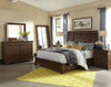 Trisha Yearwood Home - Complete Dottie Upholstered Headboard Sleigh Bed
