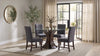 Naser 5-piece 48-inch Round Dining Table Set Grey and Dark Walnut — product view 1