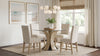Naser 5-piece 48-inch Round Dining Table Set Beige and Light Oak — product view 1