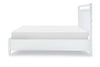 Summerland Panel Bed with Storage — California King / Pure White