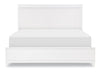 Summerland Upholstered Bed with Storage — King / Pure White